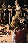 Vittore Carpaccio Two Venetian Ladies oil painting on canvas